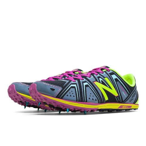 New Balance Xc700v3 Spike Women's Cross Country Shoes - Grey/green/purple (wxc700bs)
