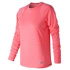 New Balance 91236 Women's Seasonless Long Sleeve - Pink (wt91236gua)