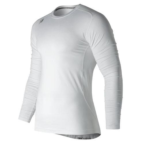 New Balance 708 Men's Nb Ls Compression Top - White (tmmt708wt)
