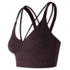 New Balance 73456 Women's Strappy Crop Top - Purple (wt73456boe)