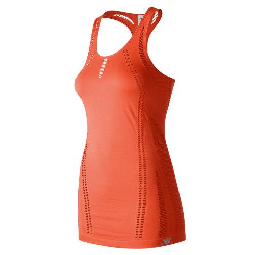 New Balance 71109 Women's M4m Seamless Breathe Tank - Orange (wt71109sre)