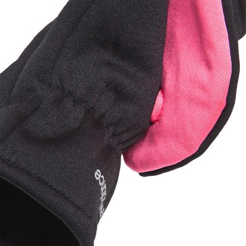 New Balance 006 Women's Competitor Glo-mitt - Black, Hi Viz Pink (nbw006bkp)