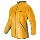 New Balance 53002 Men's Nb Heat Hybrid Jacket - Gold Rush, Cyclone (mj53002gcy)