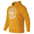New Balance 71518 Men's Classic Pullover Graphic Hoodie - Yellow (mt71518sfn)