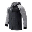 New Balance 93001 Men's Nyc Marathon Nb Heatloft Full Zip Hooded Jacket - Grey (mj93001mag)