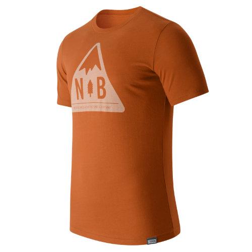 New Balance 63511 Men's Mountain Patch Tee - Orange (mt63511spt)