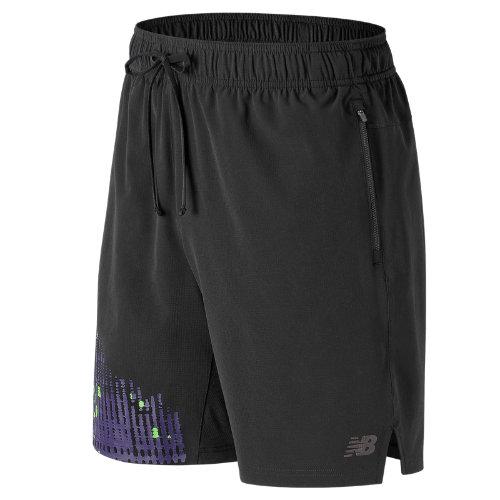 New Balance 73044 Men's Max Intensity Short - Black/navy/green (ms73044bm)