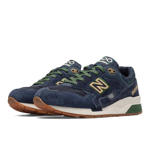 New Balance 1600 Tartan Women's Running Classics Shoes - Navy, Forest Green, Sand (cw1600wn)