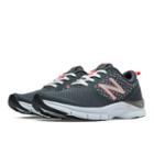 New Balance 711 Mesh Women's Gym Trainers Shoes - Dark Grey, Silver, Pink (wx711tm)