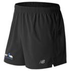 New Balance 63226 Men's Run For Life Impact 5in Short - Black (ms63226vbk)