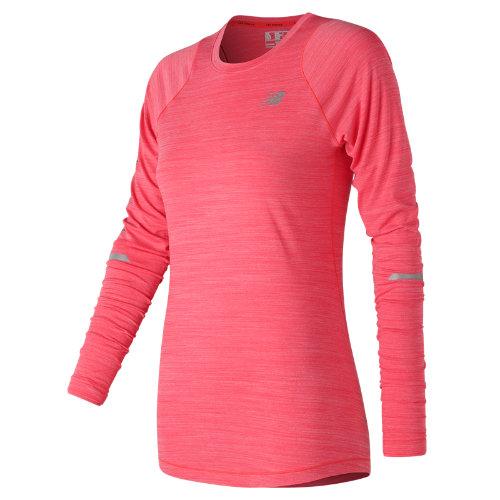 New Balance 73236 Women's Seasonless Long Sleeve - Red (wt73236erh)