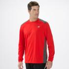 New Balance 3132 Men's Go 2 Long Sleeve - Velocity Red, Magnet (mrt3132vrm)