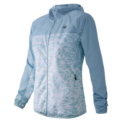 New Balance 53111 Women's Windcheater Jacket - Freshwater (wj53111frw)