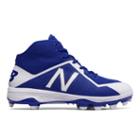 New Balance Mid-cut Tpu 4040v4 Men's Mid-cut Cleats Shoes - Blue/white (pm4040d4)