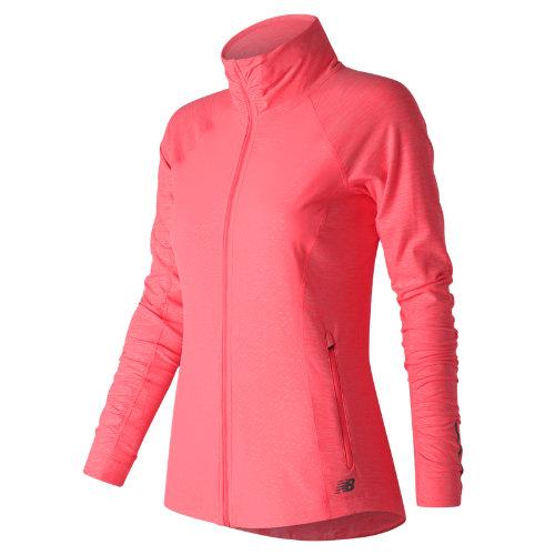 New Balance 63104 Women's Mixed Media En Route Jacket - Pink (wj63104guh)