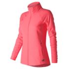 New Balance 63104 Women's Mixed Media En Route Jacket - Pink (wj63104guh)