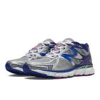 New Balance 1080v5 Women's Neutral Cushioning Shoes - Silver, Spectrum Blue (w1080sp5)