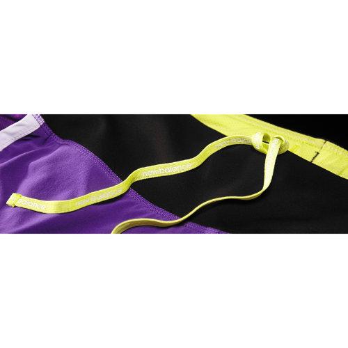 New Balance 4113 Women's Impact 3 Inch Short - Amethyst, Black (wrs4113amt)