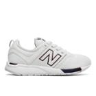 New Balance 247 Sport Kids' Pre-school Lifestyle Shoes - White/red (kl247t3p)