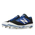 New Balance Low-cut 4040v3 Metal Cleat Men's Low-cut Cleats Shoes - Black/blue (l4040bb3)