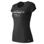 New Balance 53141 Women's United Nyc Half Ss Tee - (wt53141v-ut)