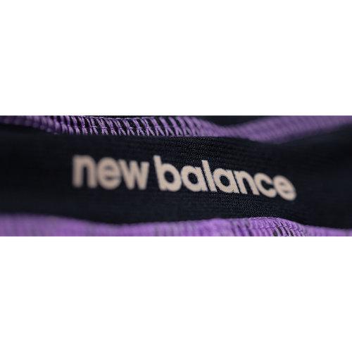 New Balance 4114 Women's Impact 4 Inch Graphic Short - Violet, Sunny Lime, Black (wrs4114vl)