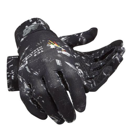 New Balance Men's & Women's Nyc Marathon Lightweight Gloves - Black/white (nb2000mbkw)