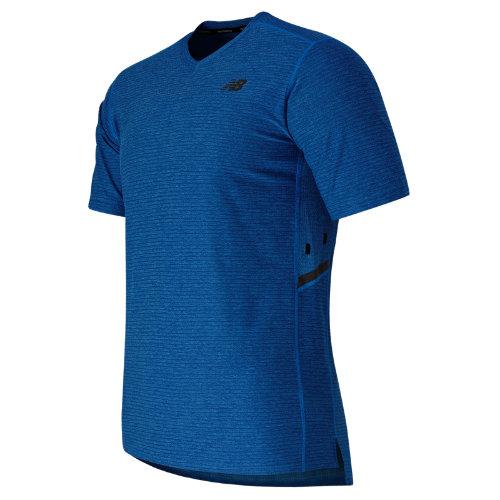 New Balance 53031 Men's Shift Short Sleeve Top - Bolt Heather (mt53031boh)