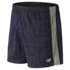 New Balance 91179 Men's Printed Accelerate 5 Inch Short - (ms91179)