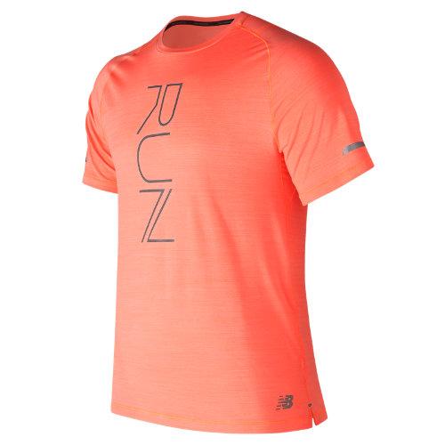 New Balance 73233 Men's Seasonless Short Sleeve - Orange (mt73233dyh)