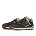 New Balance 574 Weekend Expedition Men's 574 Shoes - Camo Green, Rifle Green, Viper Yellow (ml574exb)