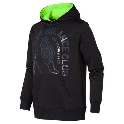New Balance 14481 Kids' Graphic Hoodie - Black (bt14481bk)