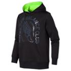 New Balance 14481 Kids' Graphic Hoodie - Black (bt14481bk)