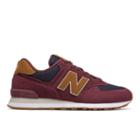 New Balance 574 Men's 574 Shoes - Red/navy (ml574job)