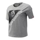 New Balance 93518 Women's Nb Athletics Archive Boxy Tee - Grey (wt93518ag)
