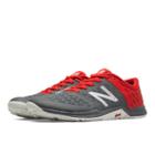 New Balance Minimus 20v4 Exclusive Cross-training Men's High-intensity Trainers Shoes - Lead, Velocity Red (mx20tr4)