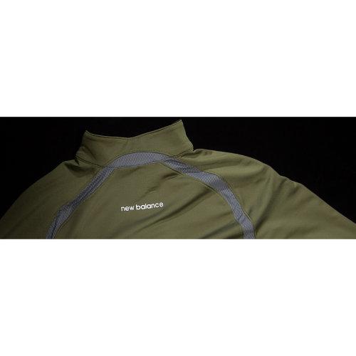 New Balance 4328 Men's Impact Half Zip - Combat, Lead (mrt4328cmb)