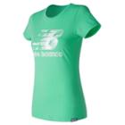 New Balance 63524 Women's Sketch Tee - Green (wt63524vdj)