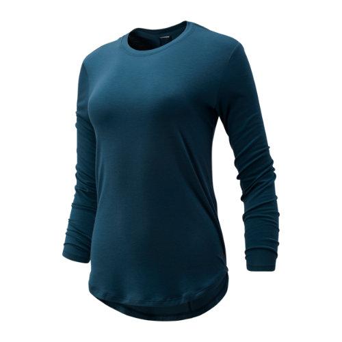 New Balance 93485 Women's Evolve Twist Back Long Sleeve - Green (wt93485scr)