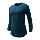 New Balance 93485 Women's Evolve Twist Back Long Sleeve - Green (wt93485scr)