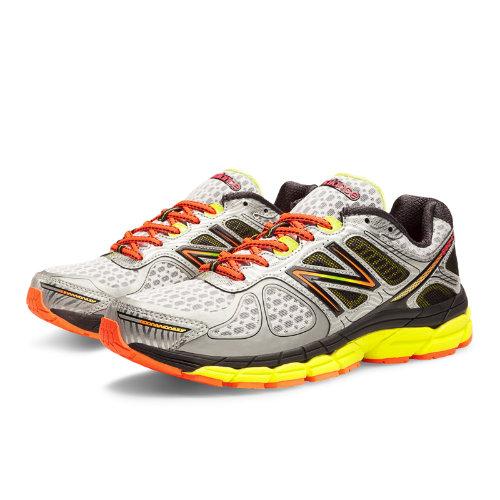 New Balance 860v4 Men's Running Shoes - Silver, Orange, Yellow (m860sg4)