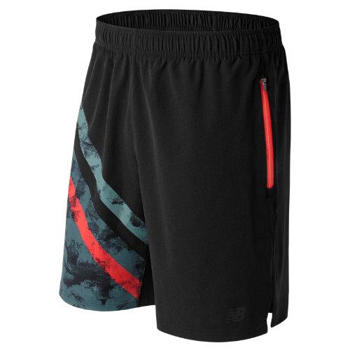 New Balance 71044 Men's Max Intensity Short - Black/orange (ms71044bpt)
