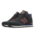 New Balance 574 Outside In Mid-cut Men's 574 Shoes - Dark Grey, Blue, Orange (mlm574oa)