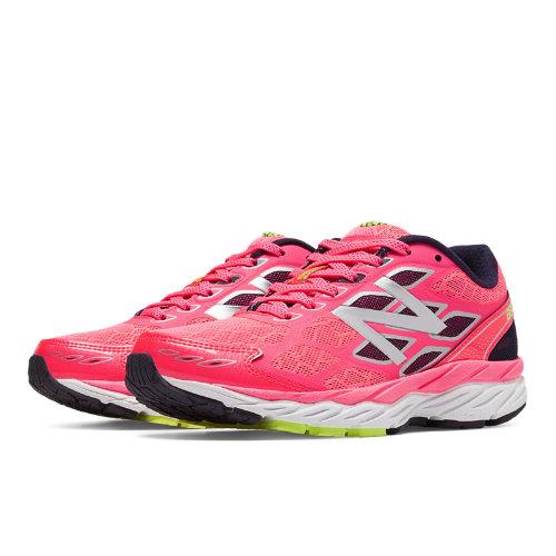New Balance 880v5 Women's Neutral Cushioning Shoes - Pink Zing, Black (w880pb5)