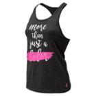 New Balance 73126 Women's Pink Ribbon Graphic Heather Tech Racerback - (rwt73126)