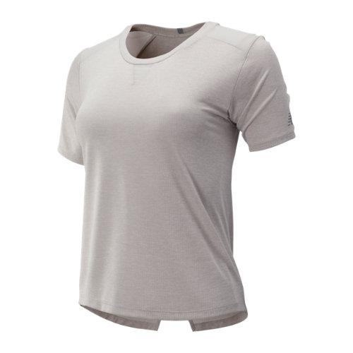 New Balance 93270 Women's Impact Run Mesh Short Sleeve - Grey (wt93270ocr)