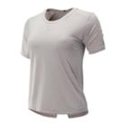 New Balance 93270 Women's Impact Run Mesh Short Sleeve - Grey (wt93270ocr)