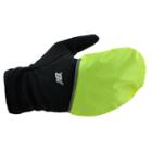 New Balance 128 Men's Convertible Glove - Black, Hi Viz Yellow (nb128yl)