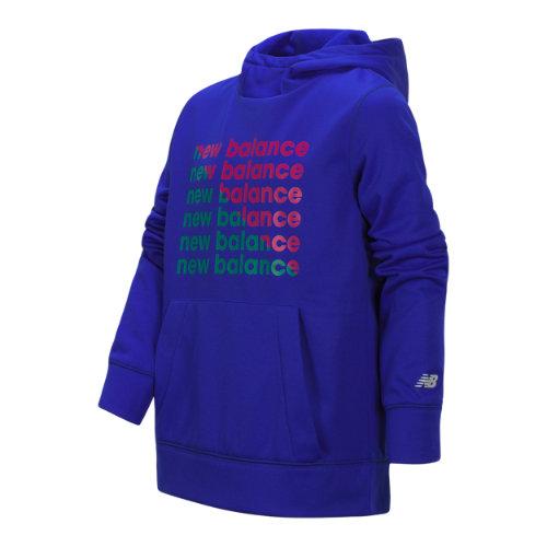 New Balance 15284 Kids' Graphic Hoodie - Blue (gt15284uvb)