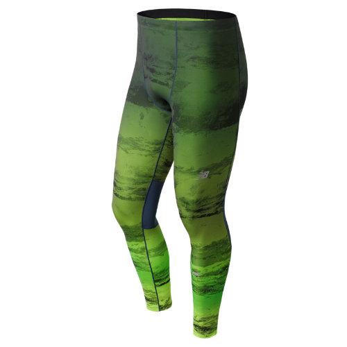 New Balance 71229 Men's Printed Impact Tight - Green (mp71229sep)